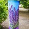 In the Breeze 5211 — Lavender 40-inch Inspiration Windsock — Colorful Hanging Garden Décor with Embroidered Details